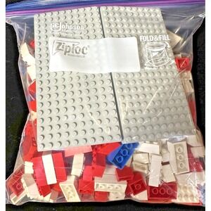 Vintage LEGO Building Box Pieces - Oven 100+ blocks included in set